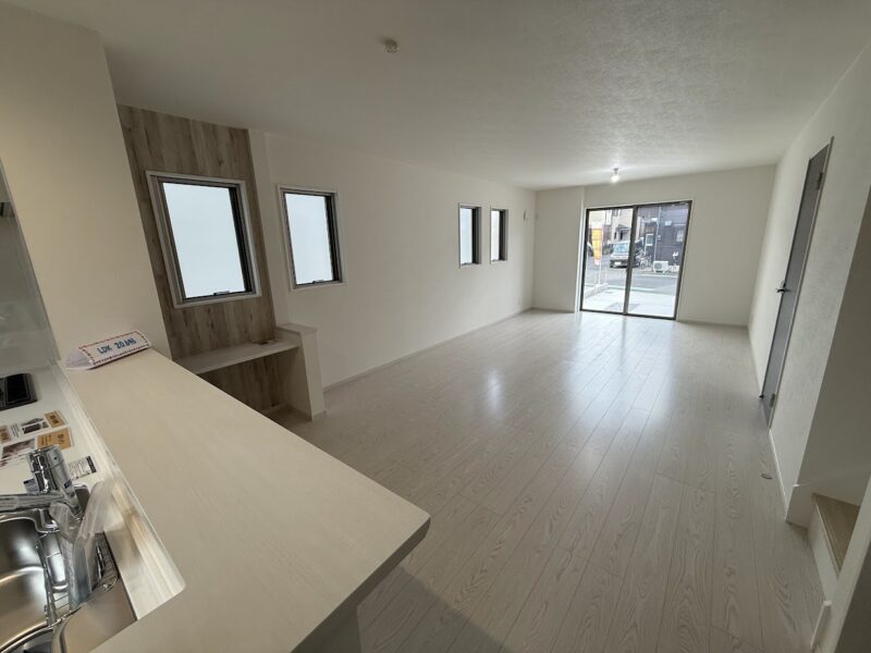 １号棟約20.6帖のLDK