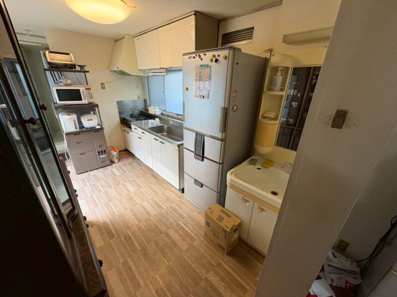 キッチン、洗面スペース